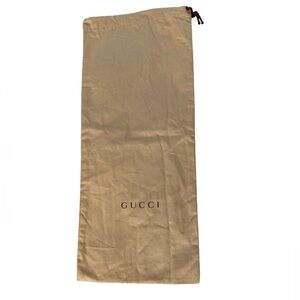 GUCCI Authentic Tan Dust Bag 15.5” x 7”